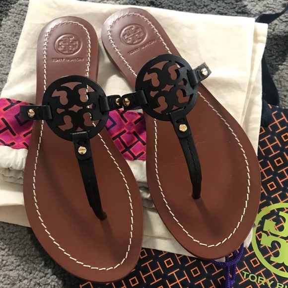 Tory Burch Shoes - Tory Burch black mini Miller sandals sz 7